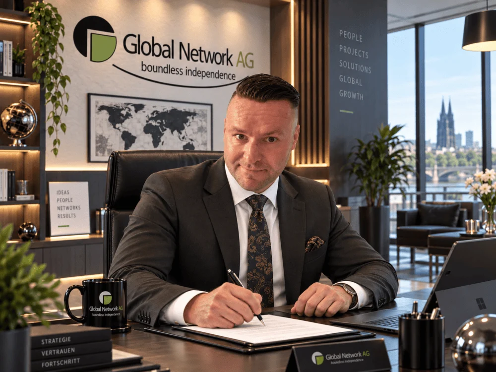 René Schwindt im Berliner Büro